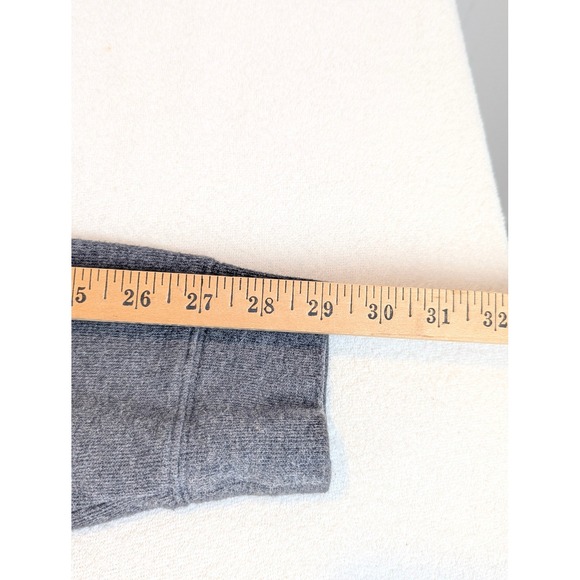 Polo Ralph Lauren Men Gray Estate Rib 1/4 Zip Pullover Sweater Size M Flesh Pony - Picture 8 of 11